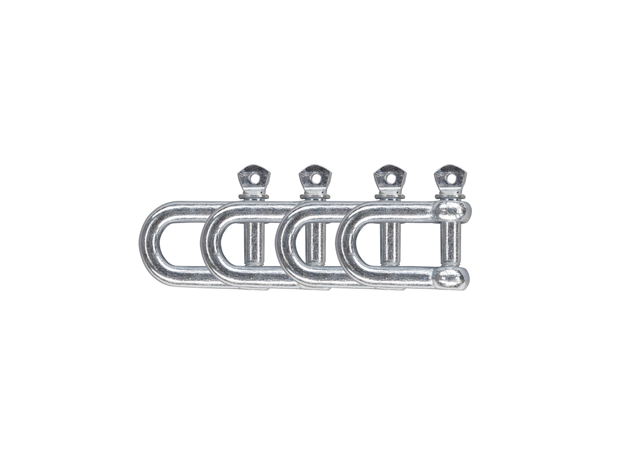 

Карабины (4шт.)17,5 х 13 х 1,5 см. POWERFIX металик K01-110033
