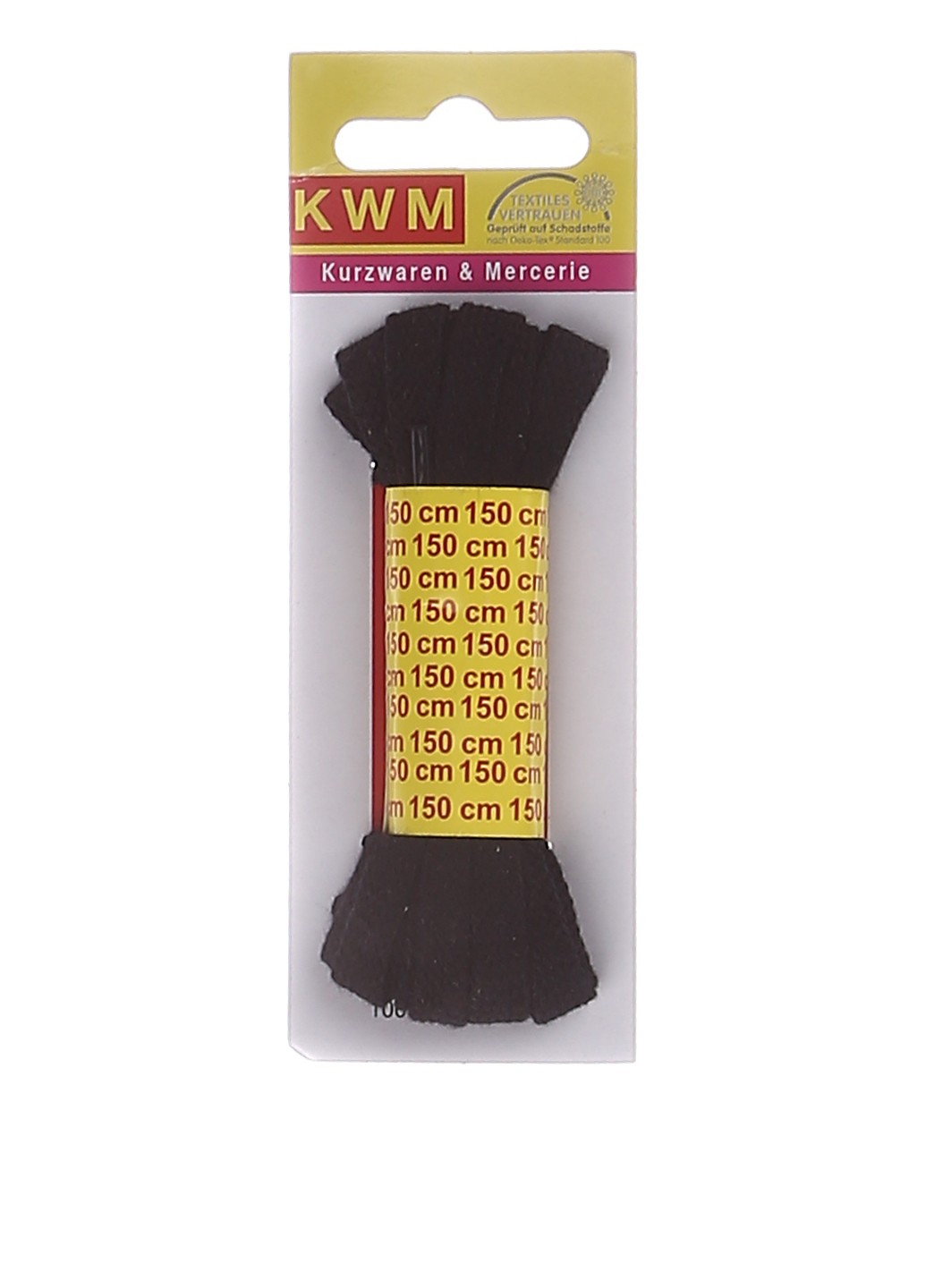 

Шнурки для обуви 150 см KWM черный K03-110065