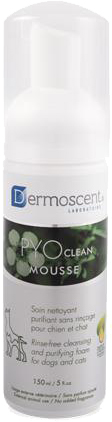 

Мусс Dermoscent PYOclean MOUSSE для ухода за кожей собак и кошек 150 мл