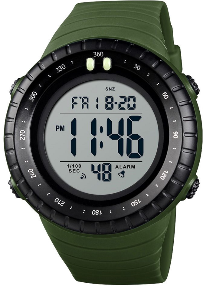 

Мужские часы Skmei 1420BOXAG Army Green BOX