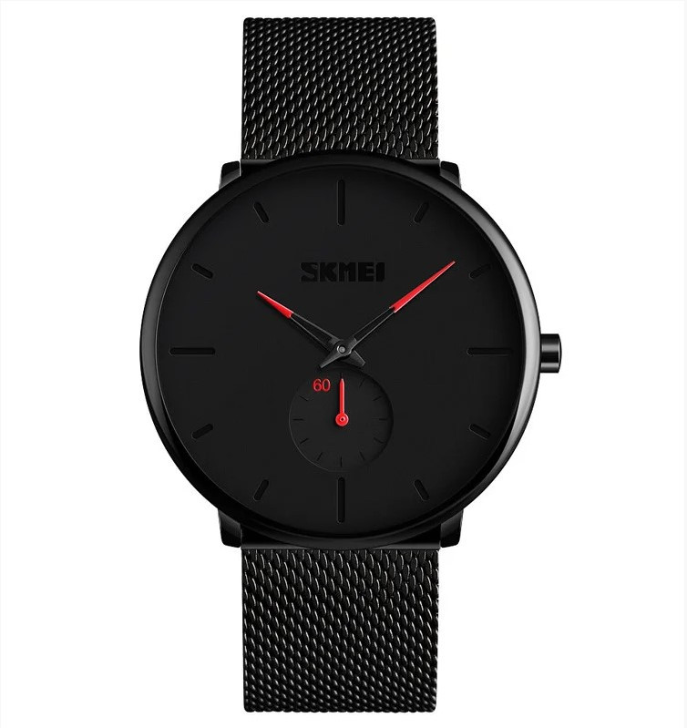 

Мужские часы Skmei 9185 black (quartz 3Bar (3998)