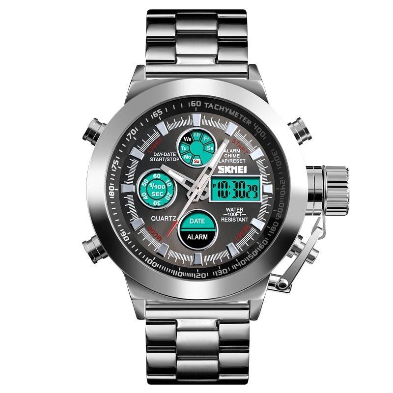

Часы Skmei концептуальные 1515 Ublo Silver 5 bar (4010)