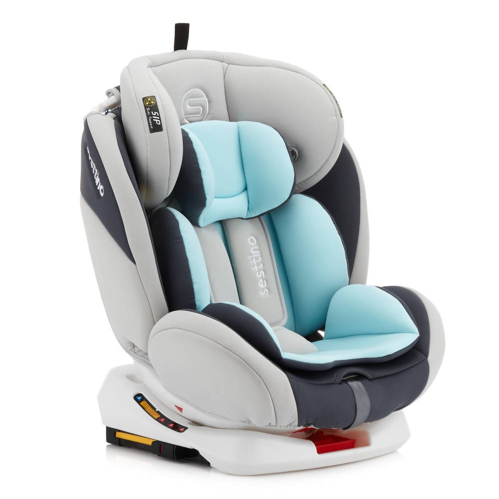 

Автокресло Sesttino Oktagon Голубой/Серый группа 0+/1/2/3 (0-36 кг) с системой ISOFIX + ремень TopTether