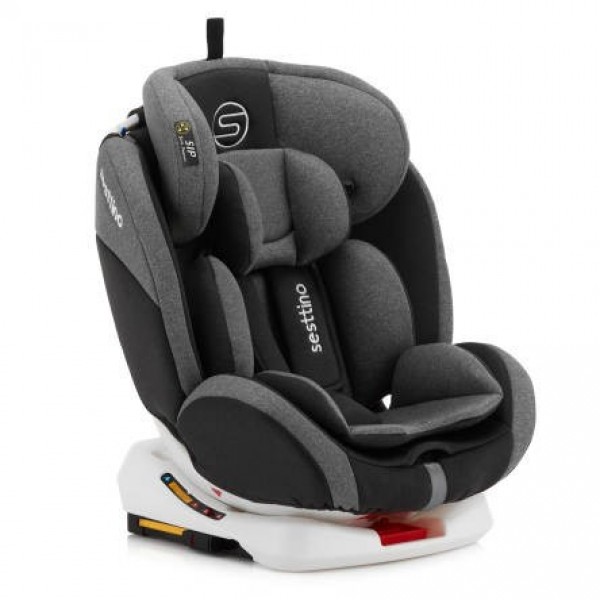

Автокресло Sesttino Oktagon Черный/Серый группа 0+/1/2/3 (0-36 кг) с системой ISOFIX + ремень TopTether