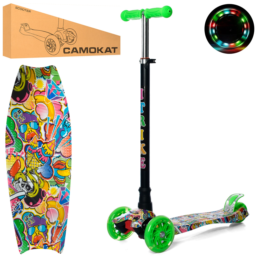 

Самокат iTrike MAXI JR 3-055-3-WP2 рисунок