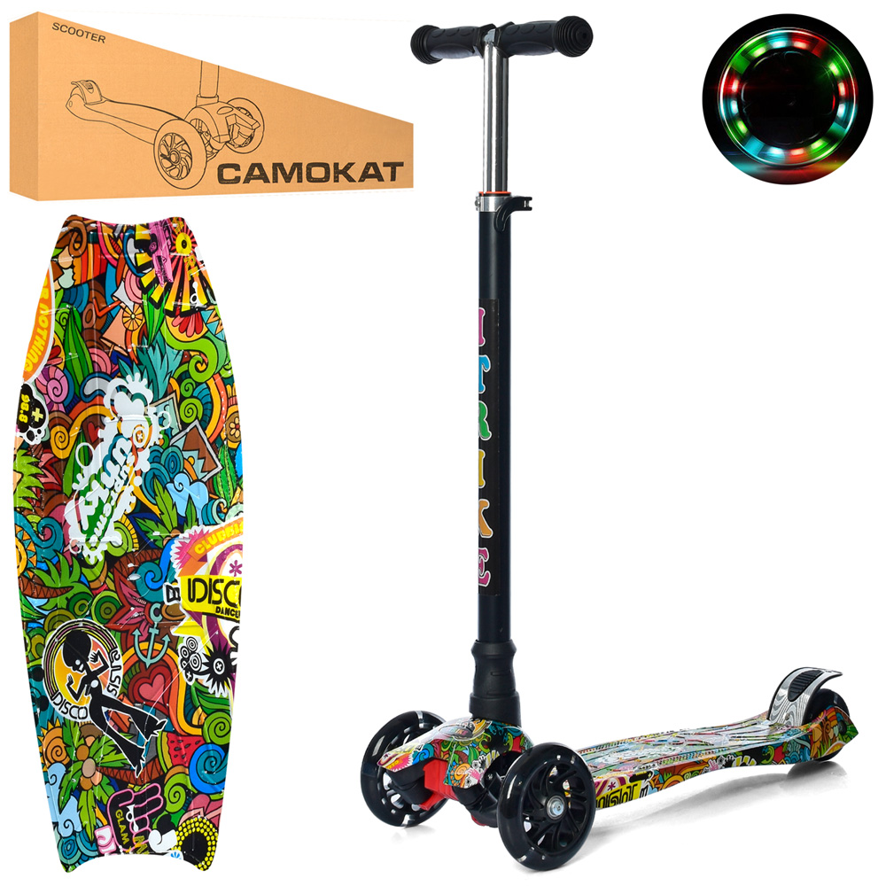 

Самокат iTrike MAXI JR 3-055-3-WP5 рисунок