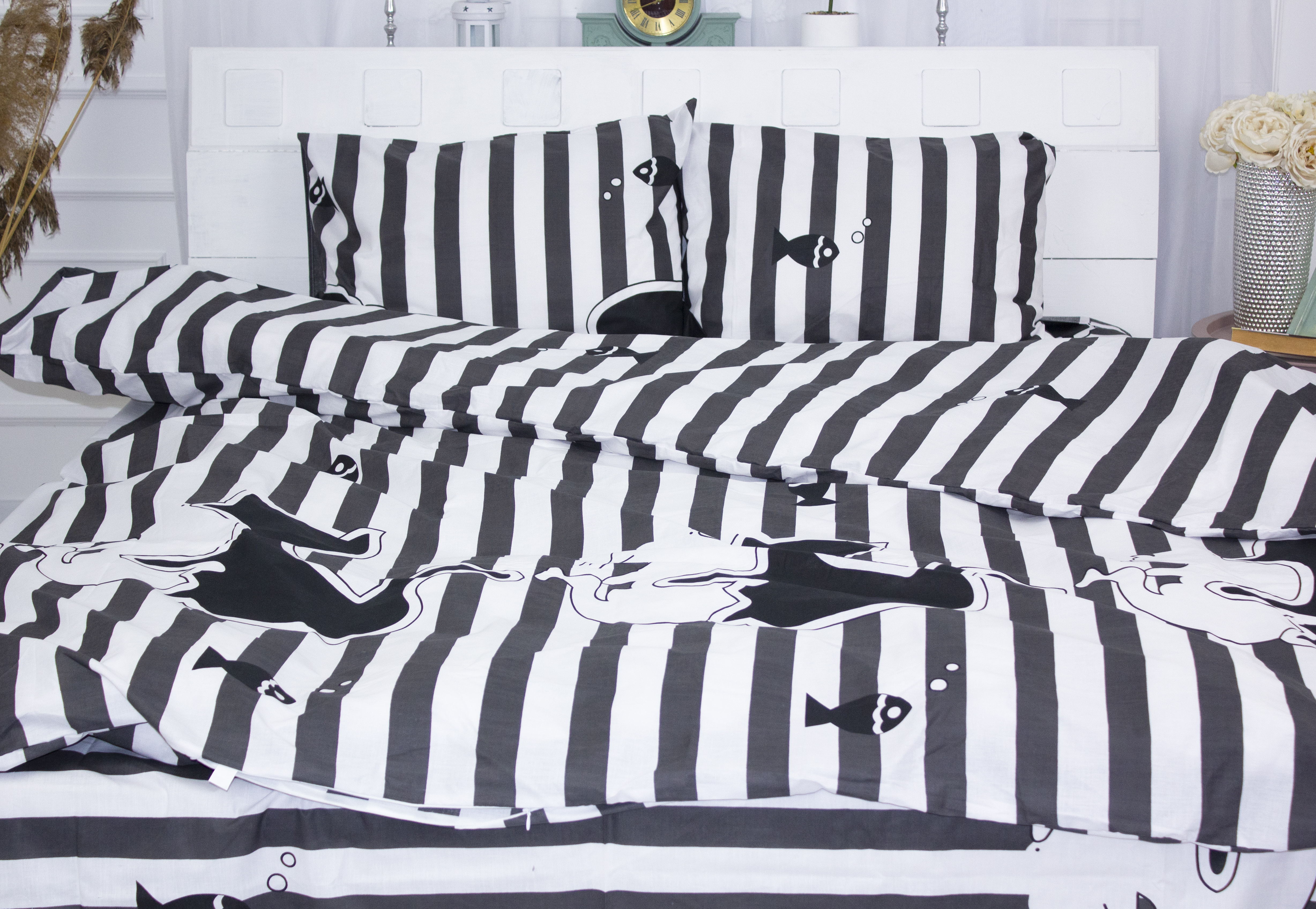

Пододеяльник MirSon Ranforce Elite 17-0474 Spring cats 175x210 см