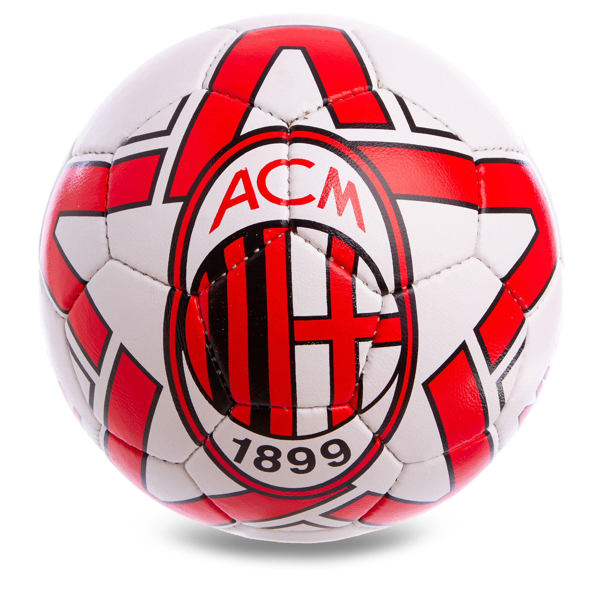 

Мяч футбольный №5 Гриппи 5сл. AC MILAN FB-0598 /2 (№5, 5 сл., сшит вручную)