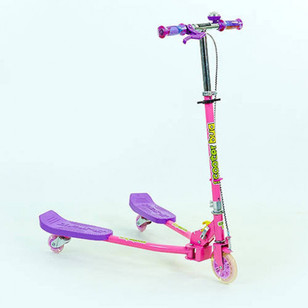 

Самокат-трайк Scooter cкладной детский розово-фиолетовый TR-4502 \1