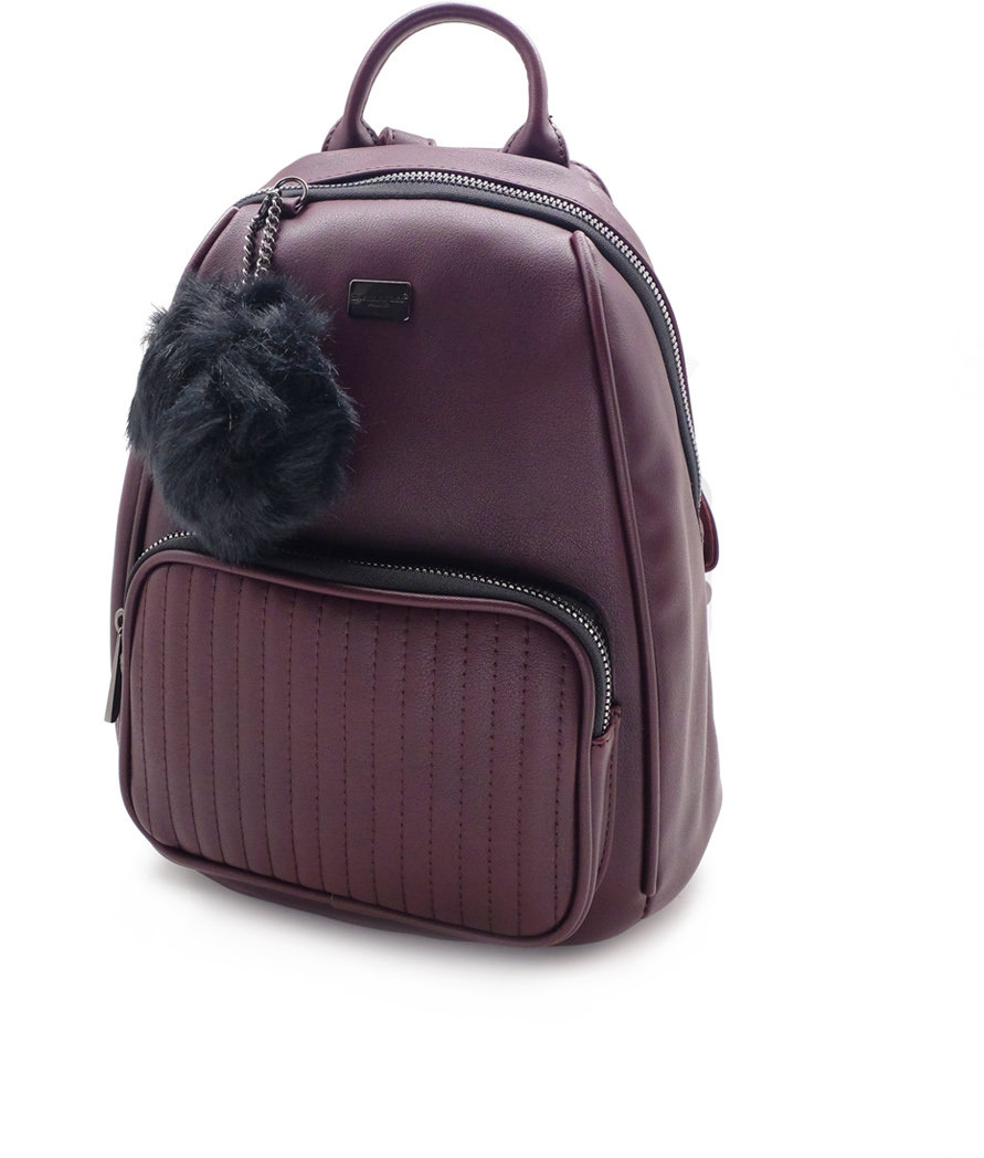 

Женский рюкзак David Jones 7771906 бордовый
