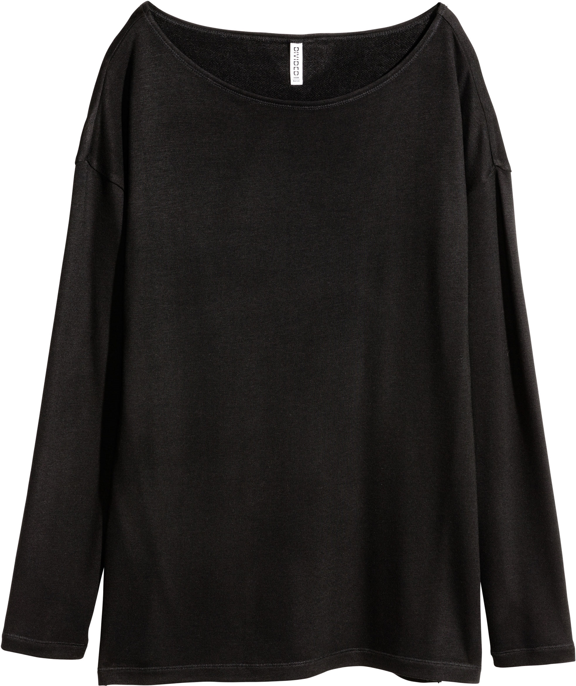 

Лонгслив H&M 4383334  Черный, Лонгслив H&M 4383334 S Черный