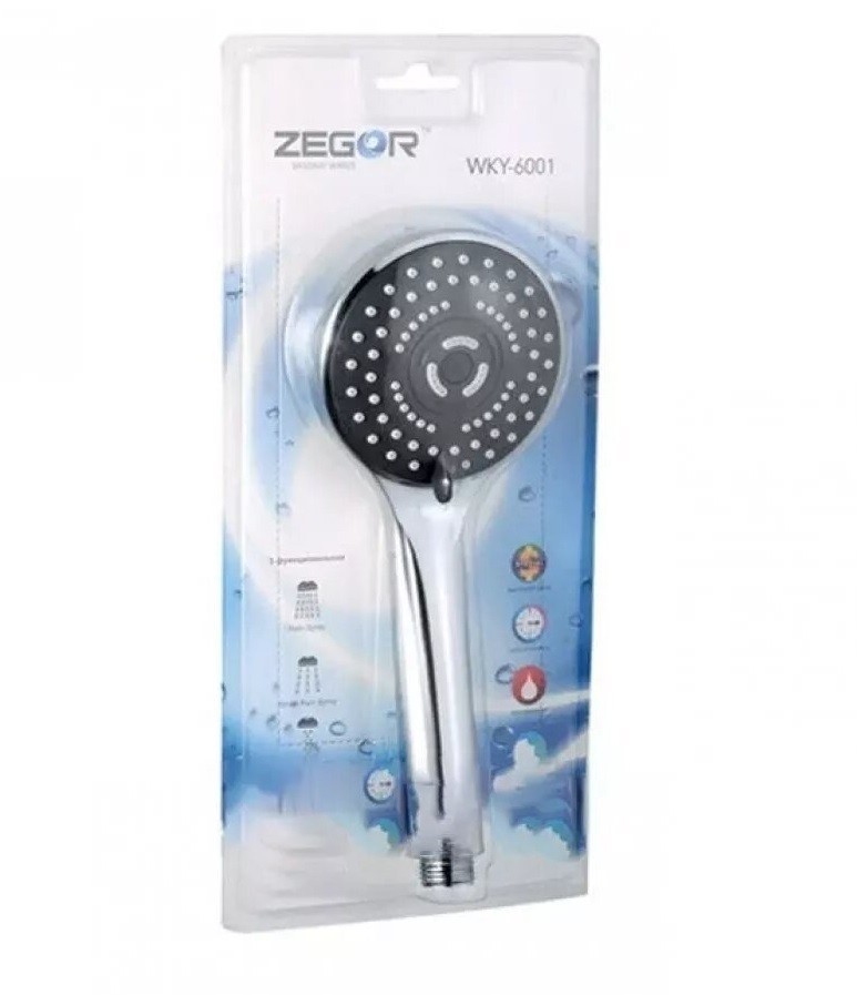 

Душова лійка в блістері Zegor WKY-6001 3-режимна