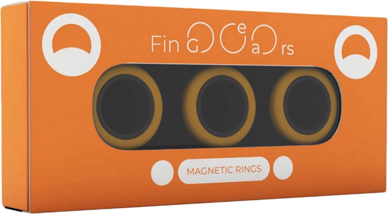 

Магнитные кольца FinGears Magnetic Rings Sets Size M Orange-Black (FG380MORBLK)