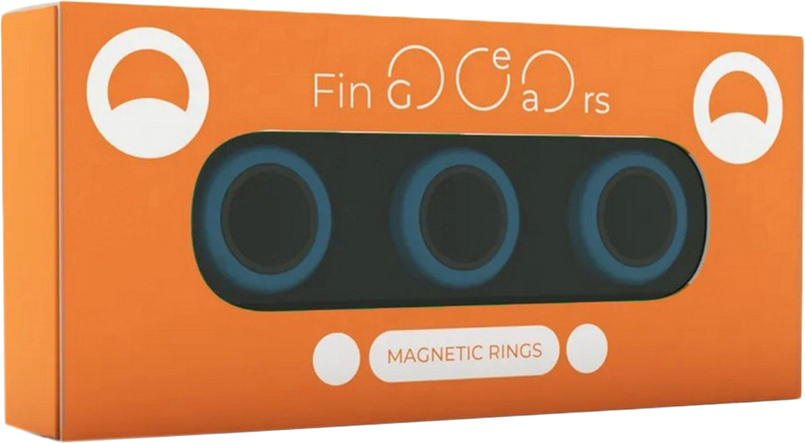 

Магнитные кольца FinGears Magnetic Rings Sets Size M Blue-Black (FG380MBLUBLK)