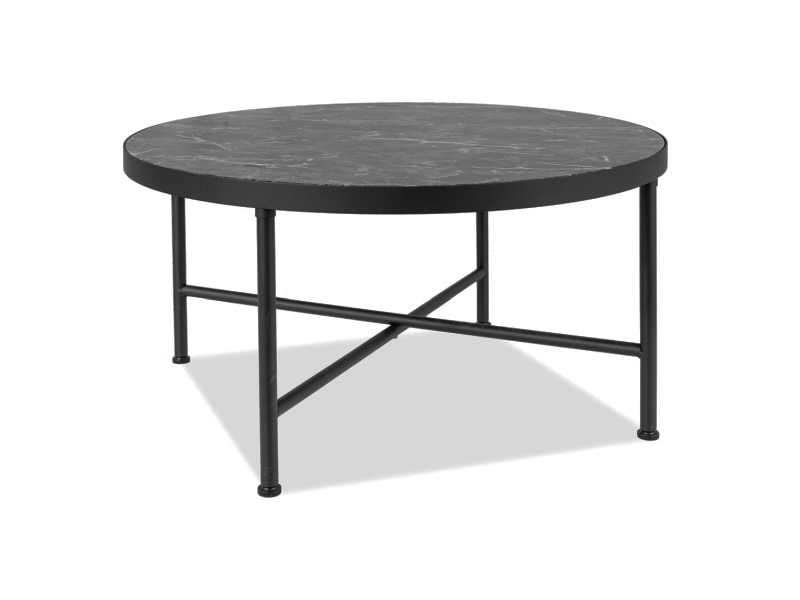 

Журнальный столик в гостиную Amulet шпонированное МДФ/металл черный Signal