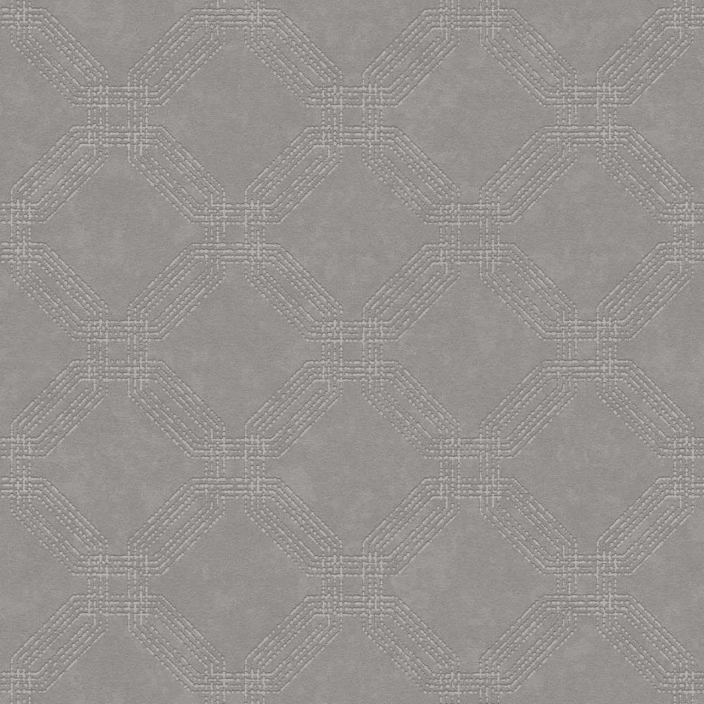 

Обои AS Creation Pop Style 37477-4 цепочки серо-графитовые 0.53 х 10.05 м