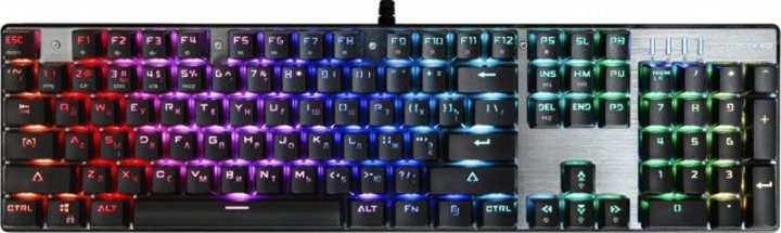 

Клавиатура Motospeed CK104 Outemu Blue RGB (mtck104cmb) Silver USB (mtck104cmb)