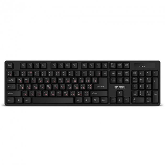 

Клавиатура Sven KB-C2100W Black USB (00600212)