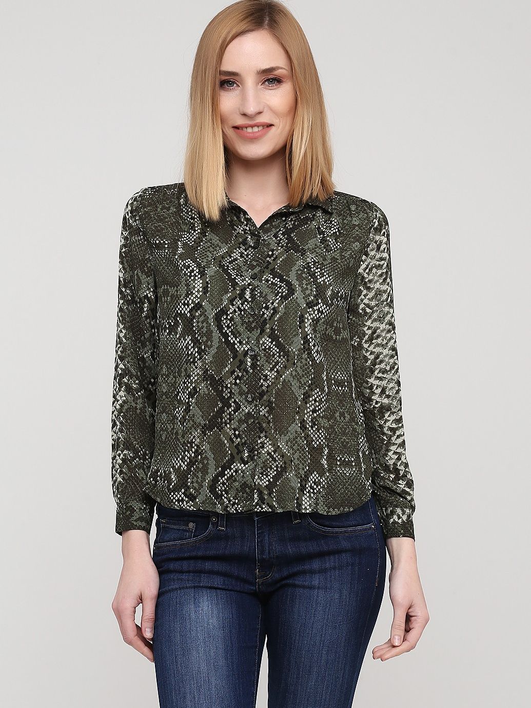 

Блузка H&M 697054b50  Зеленая, Блузка H&M 697054b50 32 Зеленая