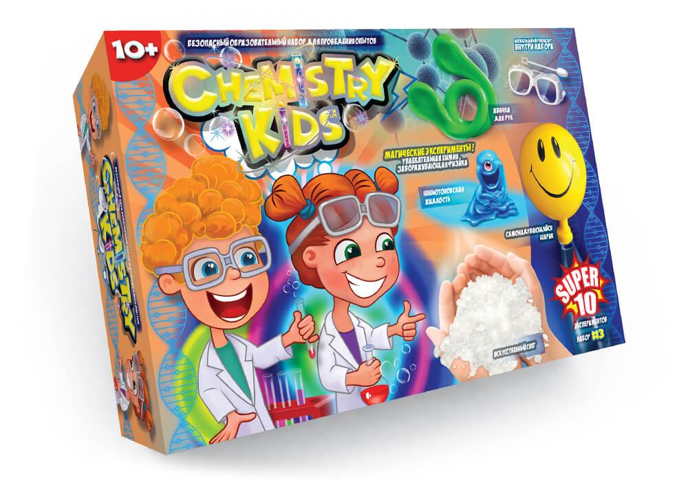 

Безопасный образовательный набор для проведения опытов Danko Toys Chemistry Kids №3 CHK-01-03