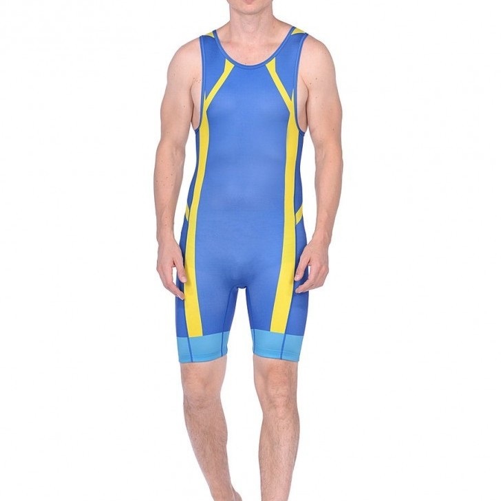 

Трико борцовское Asics WRESTLING SINGLET L синий c-2081A016-400