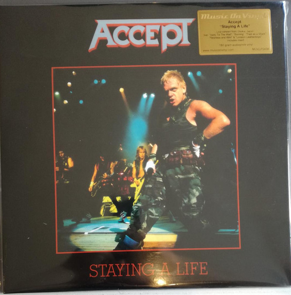 

Accept - Staying A Life 2 LP Set 1990/2021 (Movlp2438) Music On Vinyl/EU Mint Виниловая пластинка (art.240549)