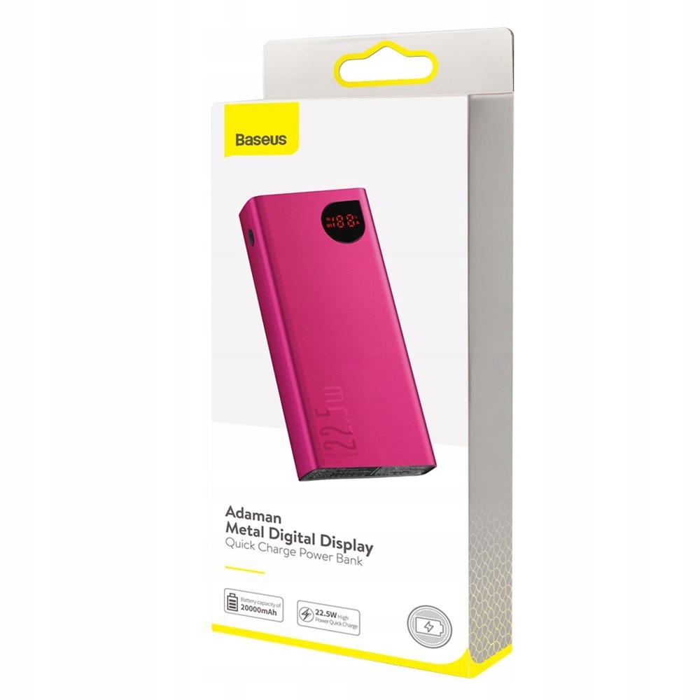 

Зовнішній акумулятор Baseus Adaman 20000 mAh Red (PPIMDA-A09)