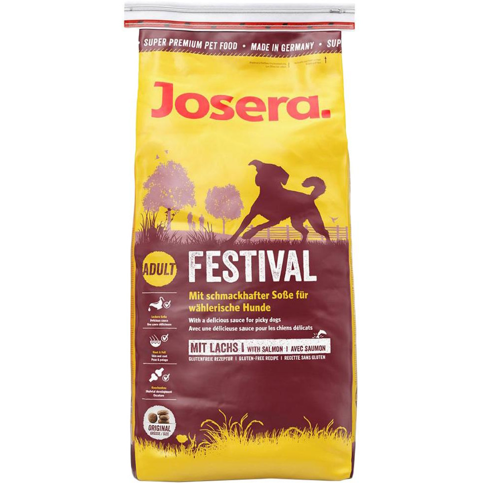 

JOSERA FESTIVAL Корм для взрослых собак с лососем (15 кг)