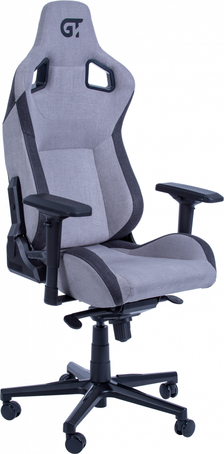 

Кресло геймерское GT RACER X-8005 Light Grey/Black Suede