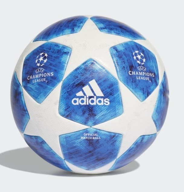 

Мяч футбольный Adidas Finale 18 OMB CW4133 №5 Бело-синий Без коробки (4133)