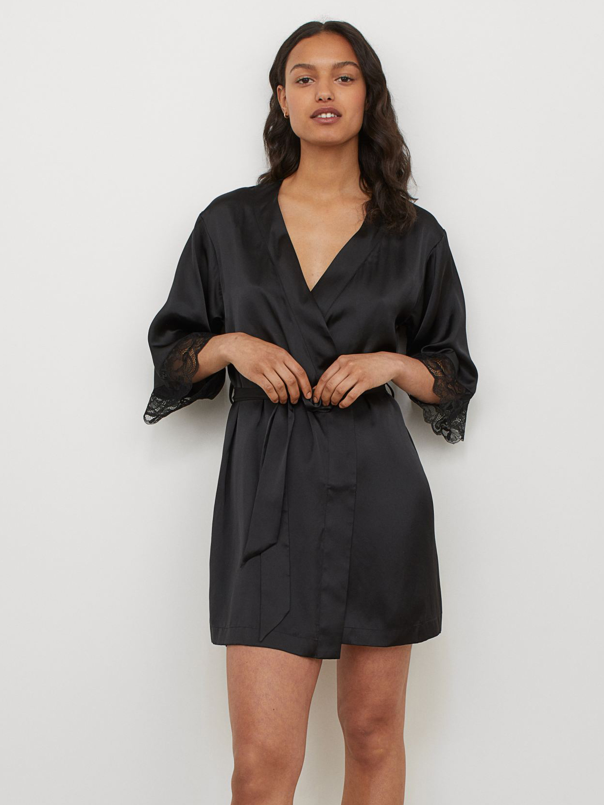 

Халат H& 9542343abr / Черный, Халат H&M 9542343abr M/L Черный