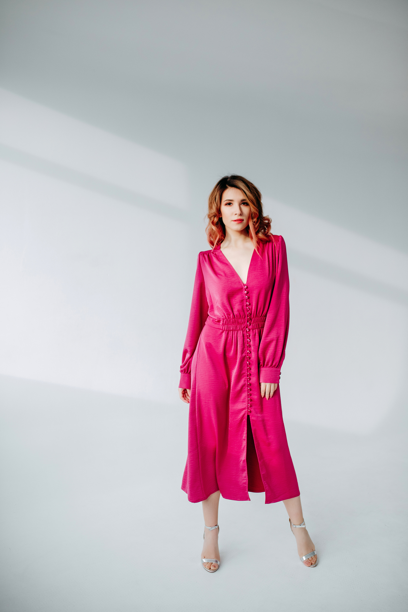 

Платье Wear me с резинкой на пуговицах XL Ягодный 1w/19/47