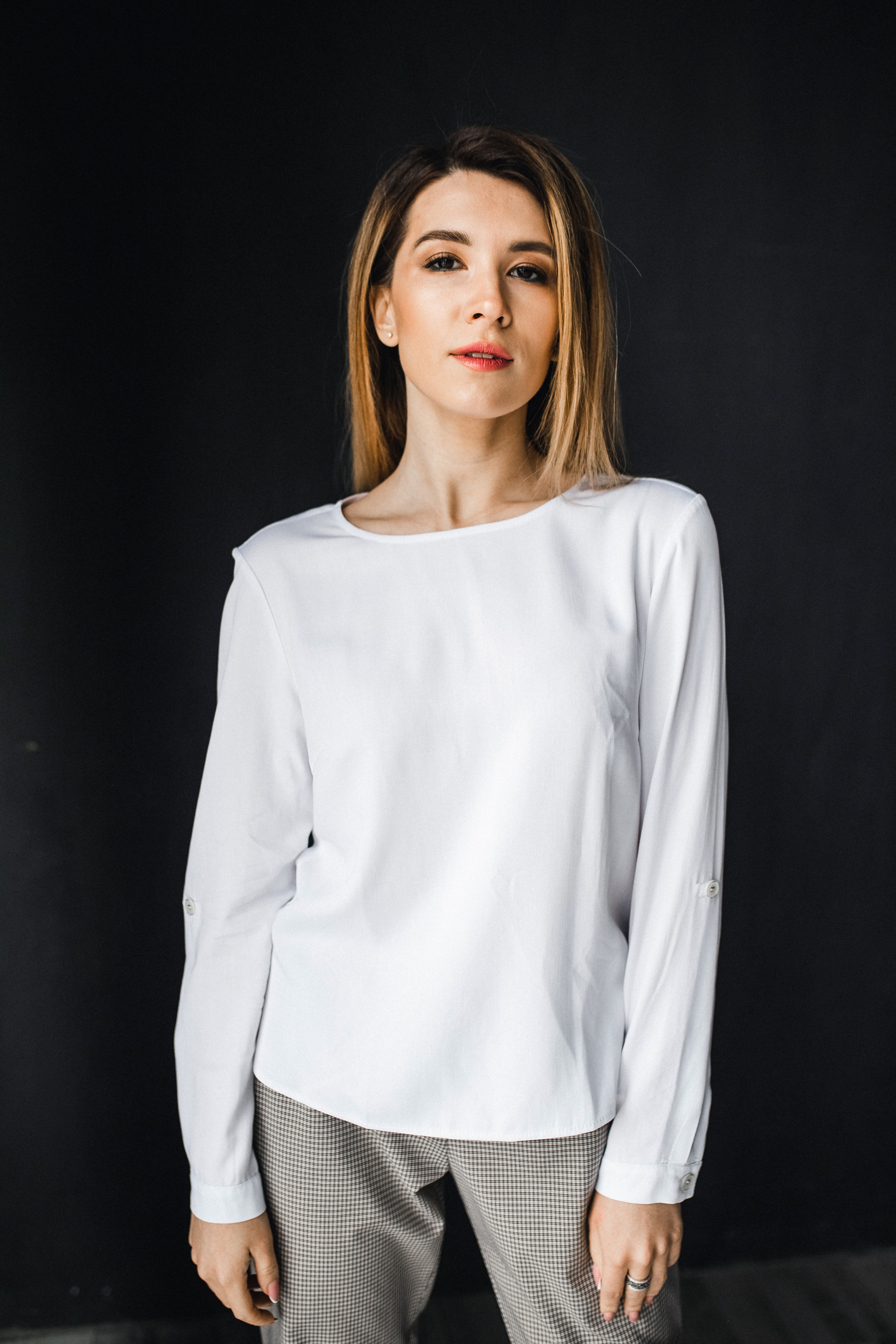 

Блуза Wear me штапельная"база" M Белый 1w/14/10