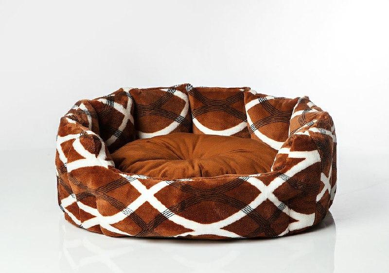

Мягкий лежак для собаки, для кошки "КотПес" Коричневый Л24237