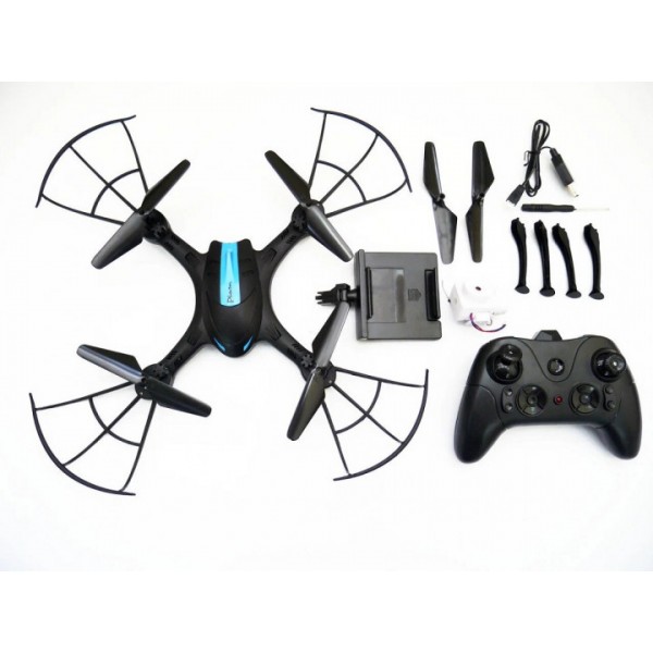 

Радиоуправляемый квадрокоптер с WI-FI камерой Sky Phantom LH-X43WF Classic PRO (008557)