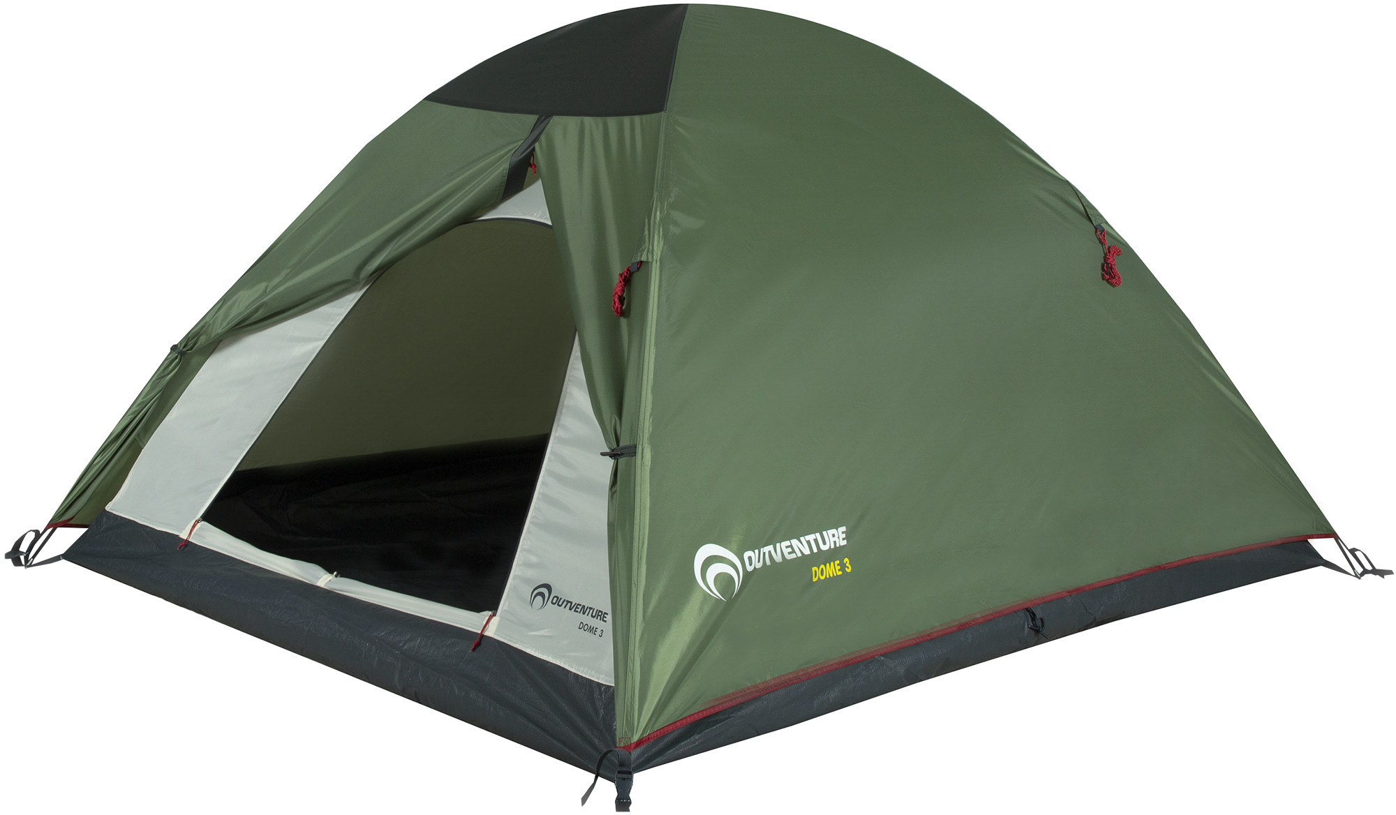 

Палатка трехместная Водонепроницаемая Ветроустойчивая Outventure 3,05 кг (80 х 180 х 120 см) + Чехол