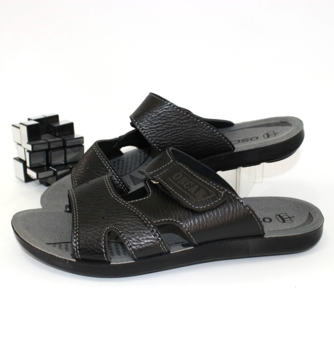 

Мужские шлёпанцы Oscar 51-black 42 27.8см черный