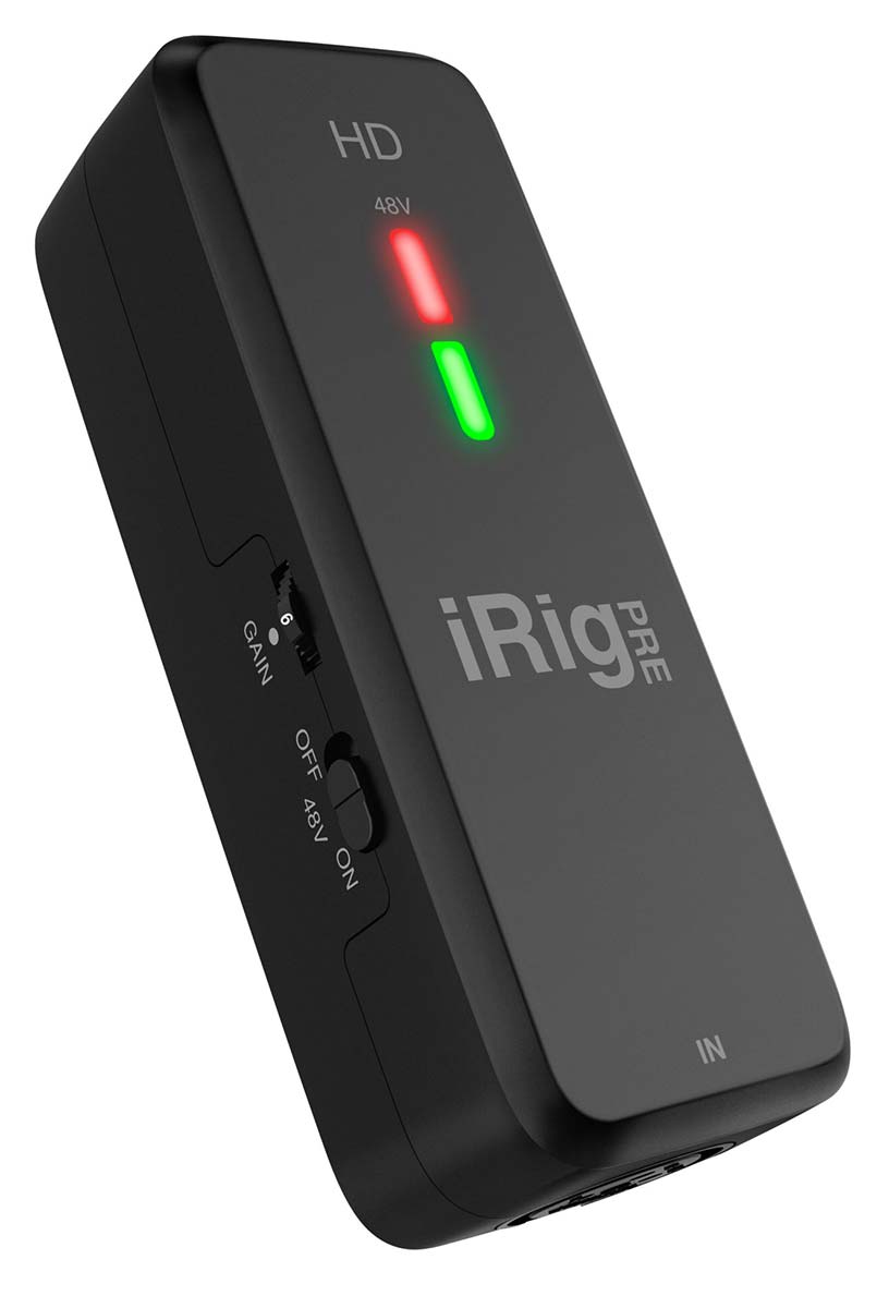 

Аудиоинтерфейс для iPhone, iPad, Mac и ПК IK MULTIMEDIA iRig Pre HD