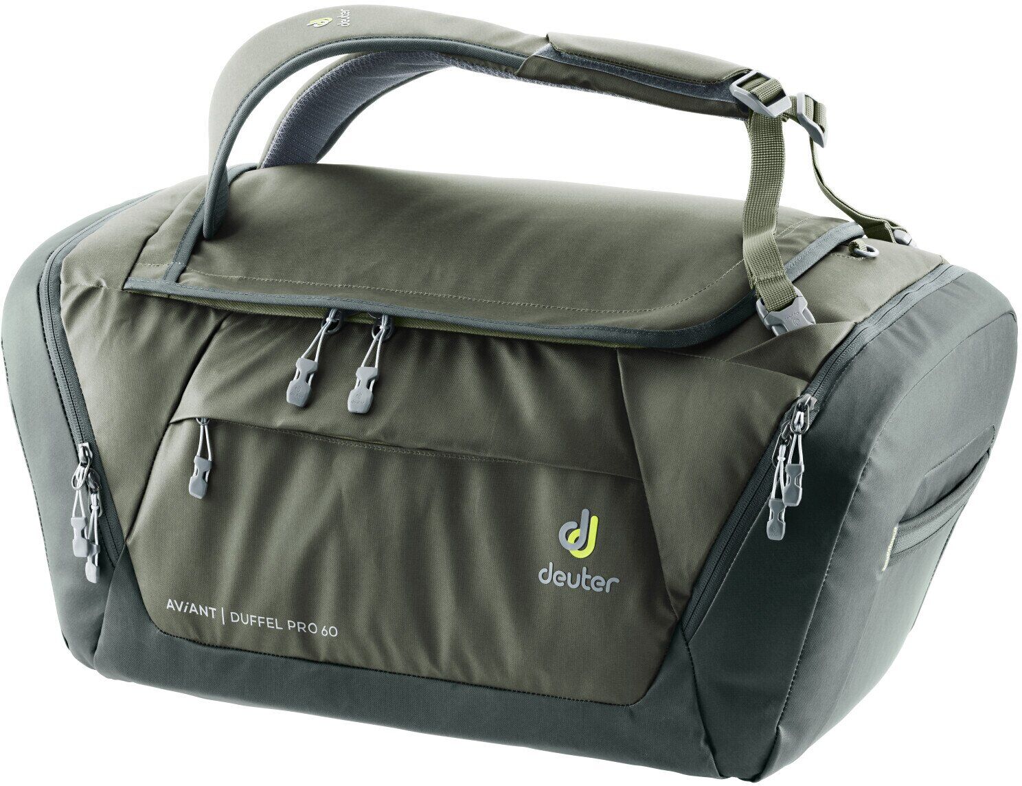 

Сумка дорожная Deuter Aviant Duffel Pro 60 khaki-ivy (3521120 2243)