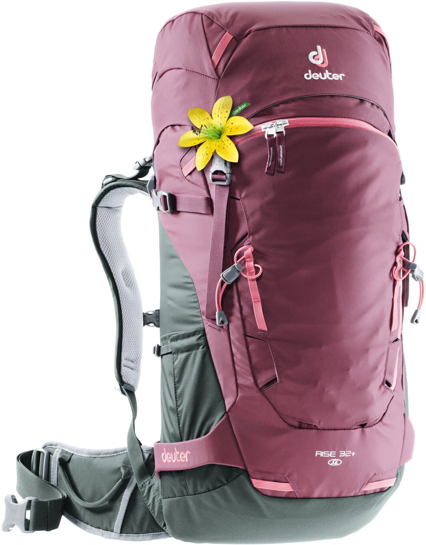 

Рюкзак Deuter Rise 32+ SL maron-ivy (3301218 5207)
