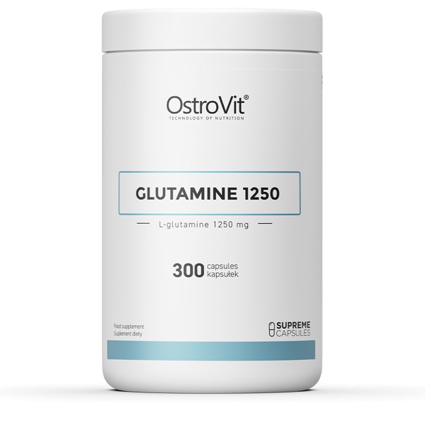 

Аминокислота OstroVit Glutamine 1250 мг 300 капсул