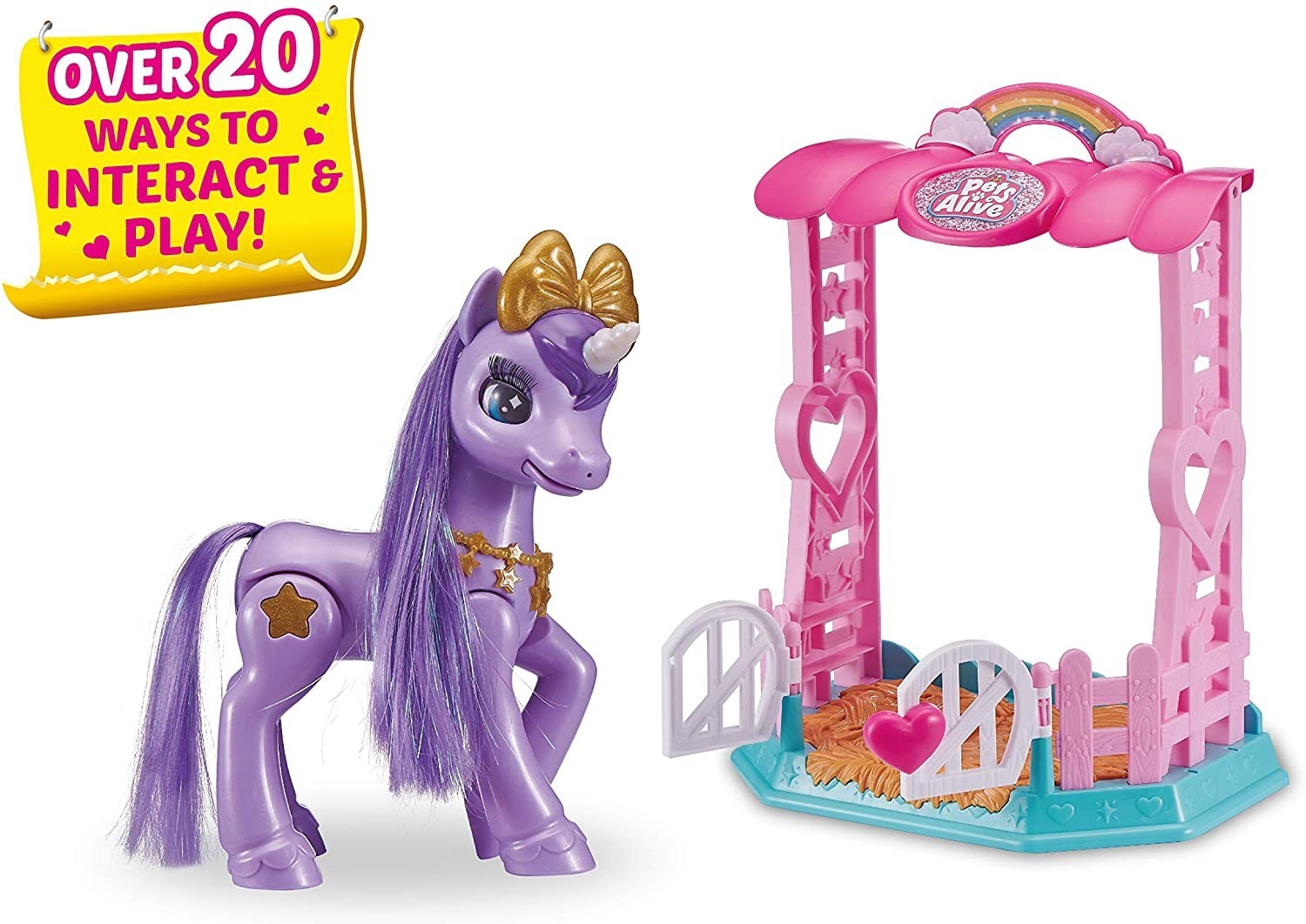 

Интерактивная игрушка Pets Alive My Magical Unicorn Мой волшебный единорог фиолетовый