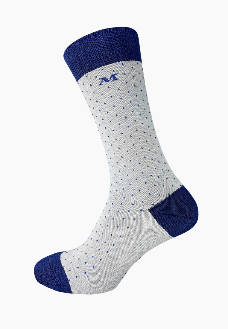 

Мужские однотонные носки в точку "Dots" серые 40-45