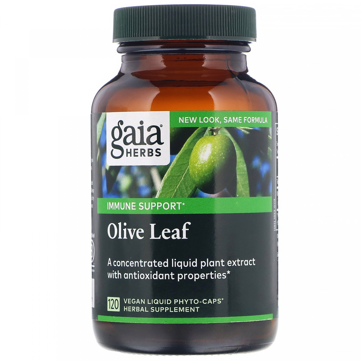 Экстракт оливковых листьев Gaia Herbs (Olive Leaves) 250 мг 680 капсул ...