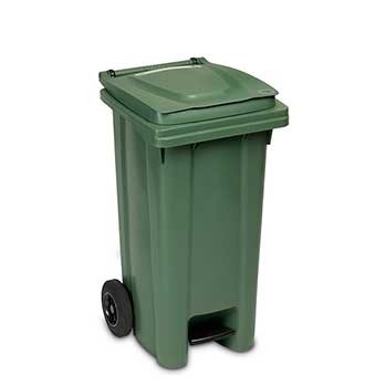 

Мусорный Бак Stefanplast Bidone Carrellato 120 Л С Педалью Green 147908