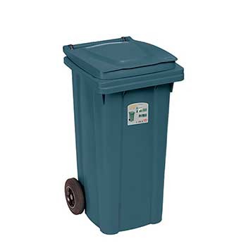 

Мусорный Бак Stefanplast Bidone Carrellato 120 Л Gray 147916
