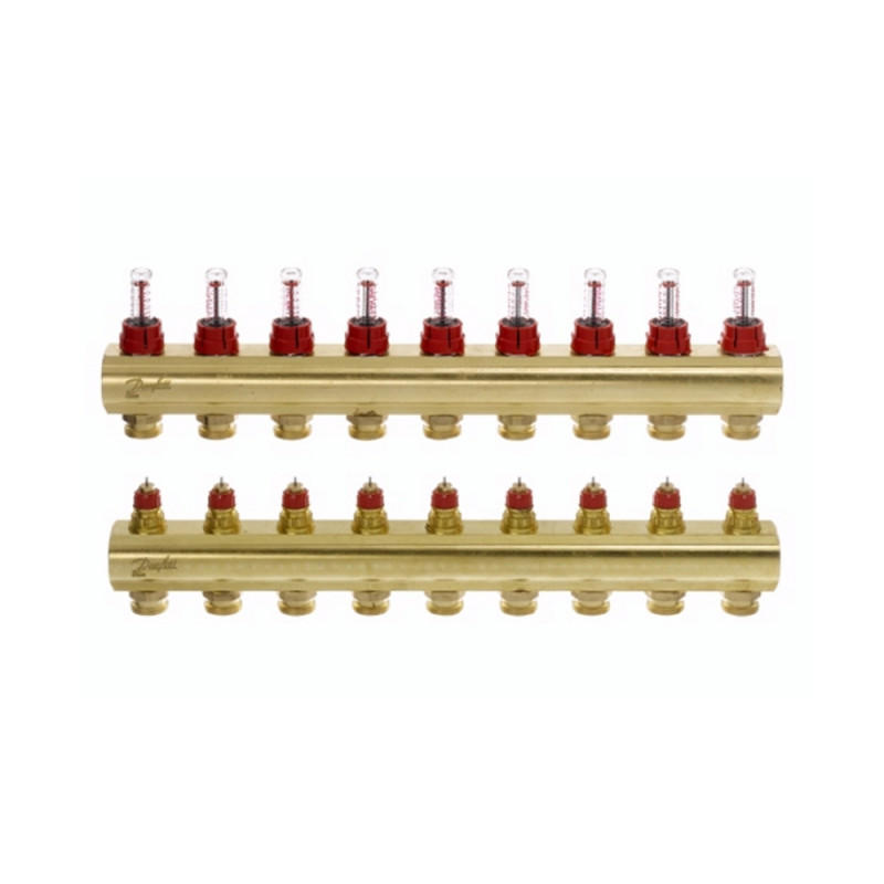 

Коллектор Danfoss FHF-9F с расходомерами