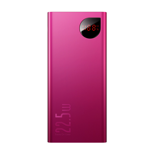 

УМБ Power bank портативное зарядное устройство Baseus Adaman Metal Digital Display Red (PPIMDA-A09)