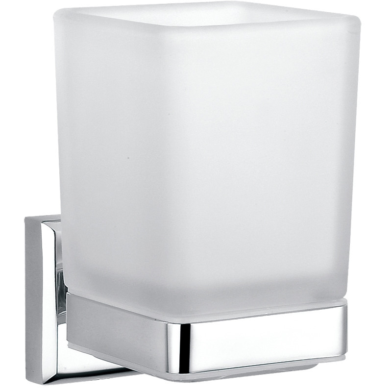 

Стакан Perfect Sanitary Appliances квадратный одинарный 9921А- стекло Латунь
