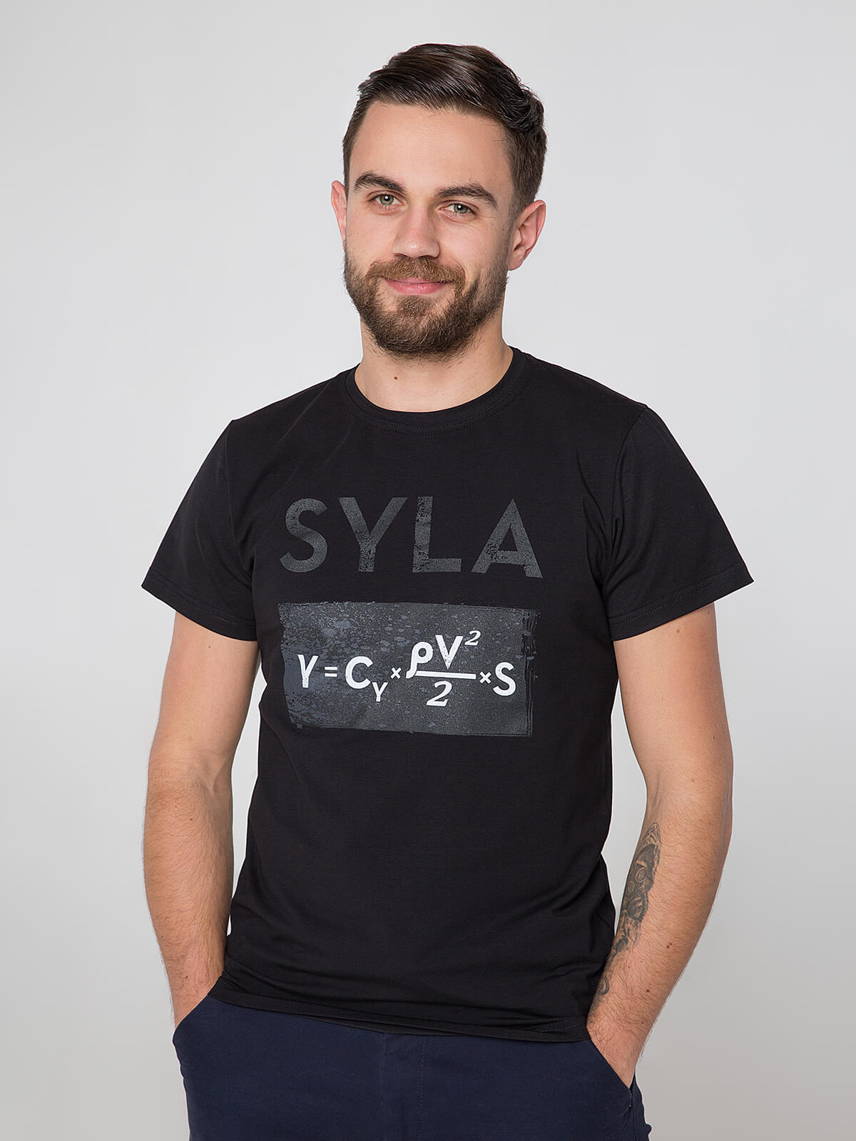 

чоловіча футболка - SYLA - чорний, чоловіча футболка - SYLA - чорний, XL